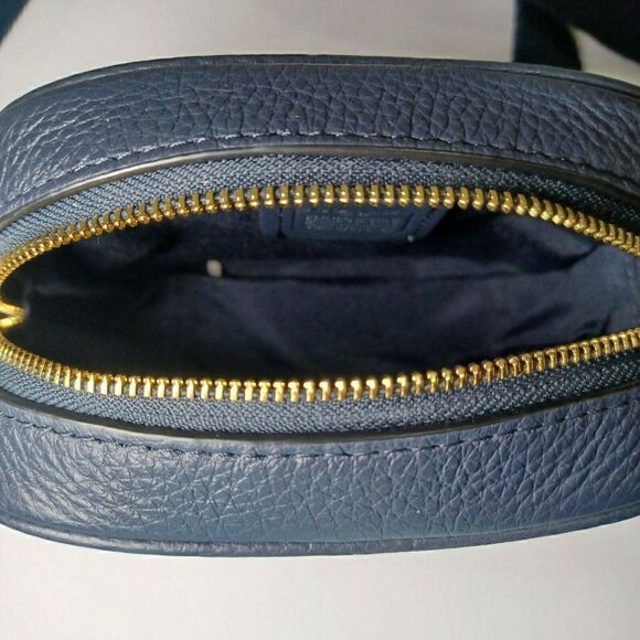 NWT Coach C8681 Plaid Dempsey Camera Bag Crossbody Mini Handbag Midnight Multi - Picture 8 of 8